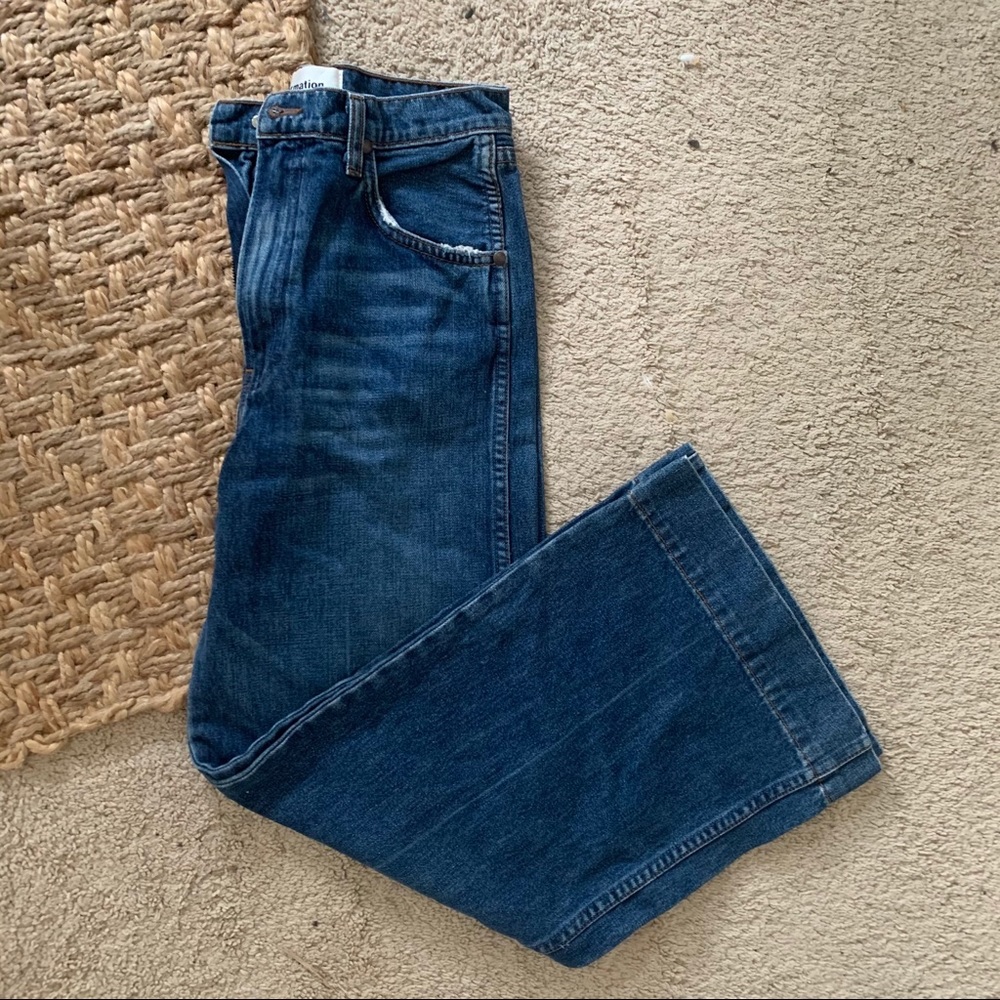 Reformation cropped flare jeans size 26